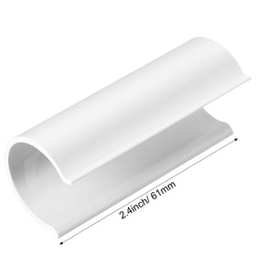 Jetec PVC pipe clips offer durable, rustproof material for long-lasting use.