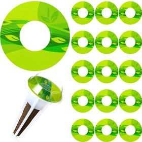 Jetec seed pot labels with PVC sticks for clear labeling and growth tracking.