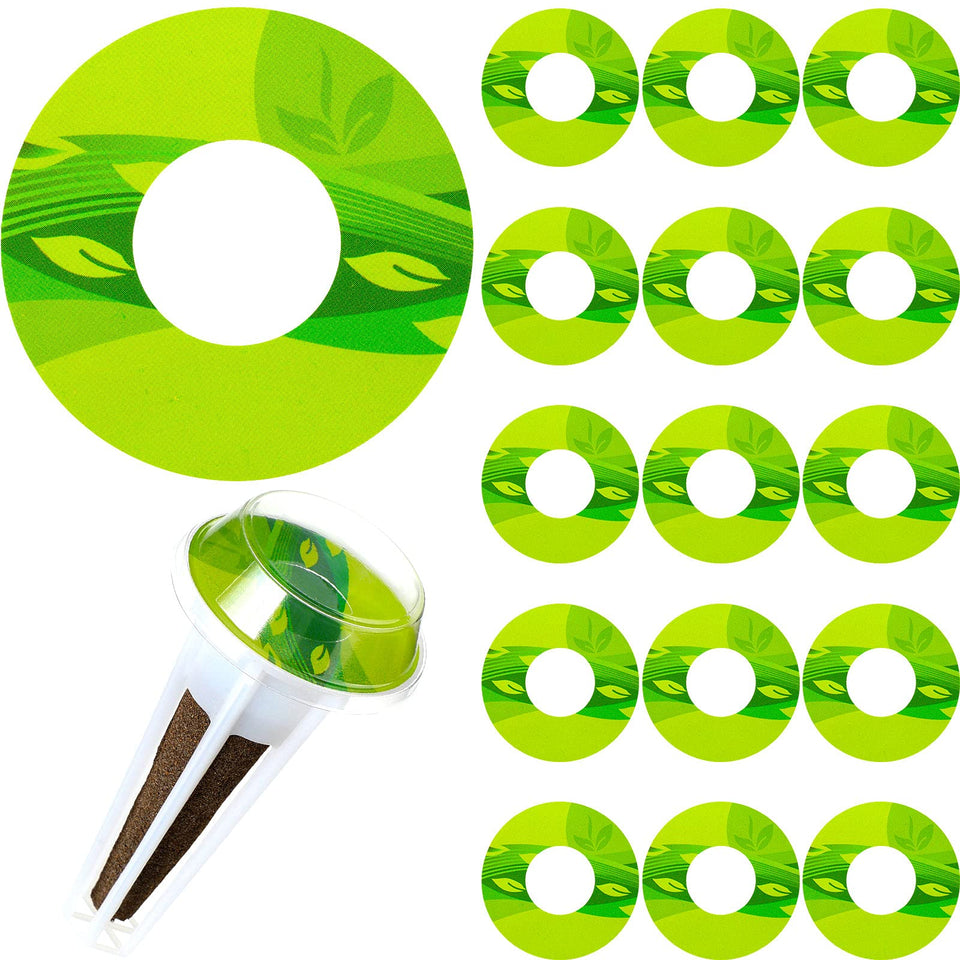 Jetec seed pot labels with PVC sticks for clear labeling and growth tracking.