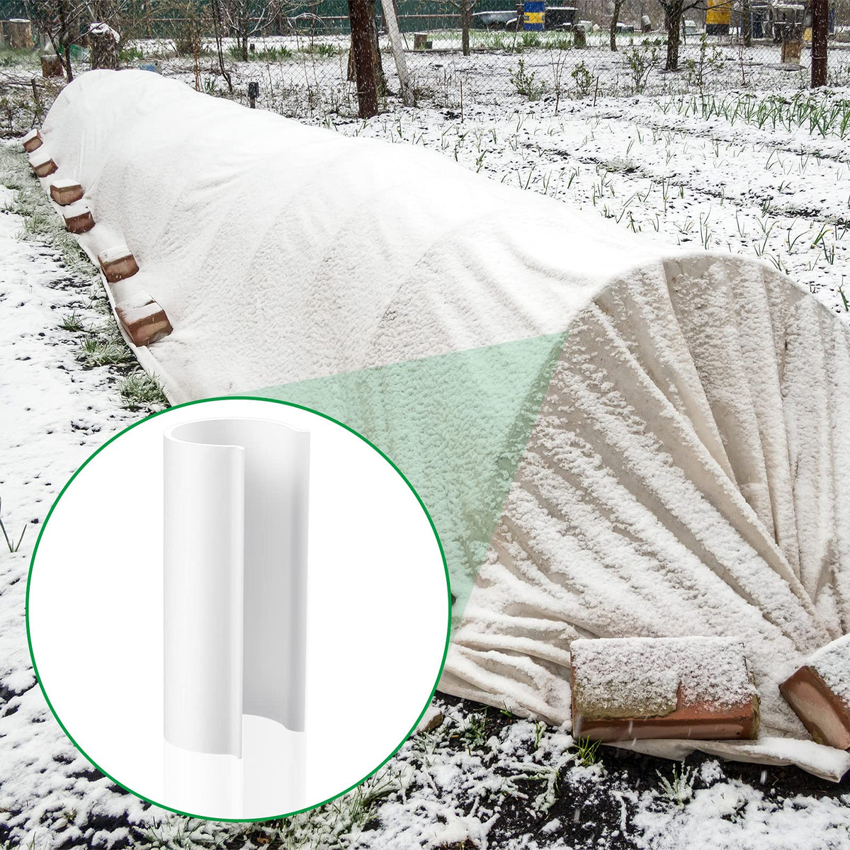 Jetec versatile clips suitable for film netting and row covers