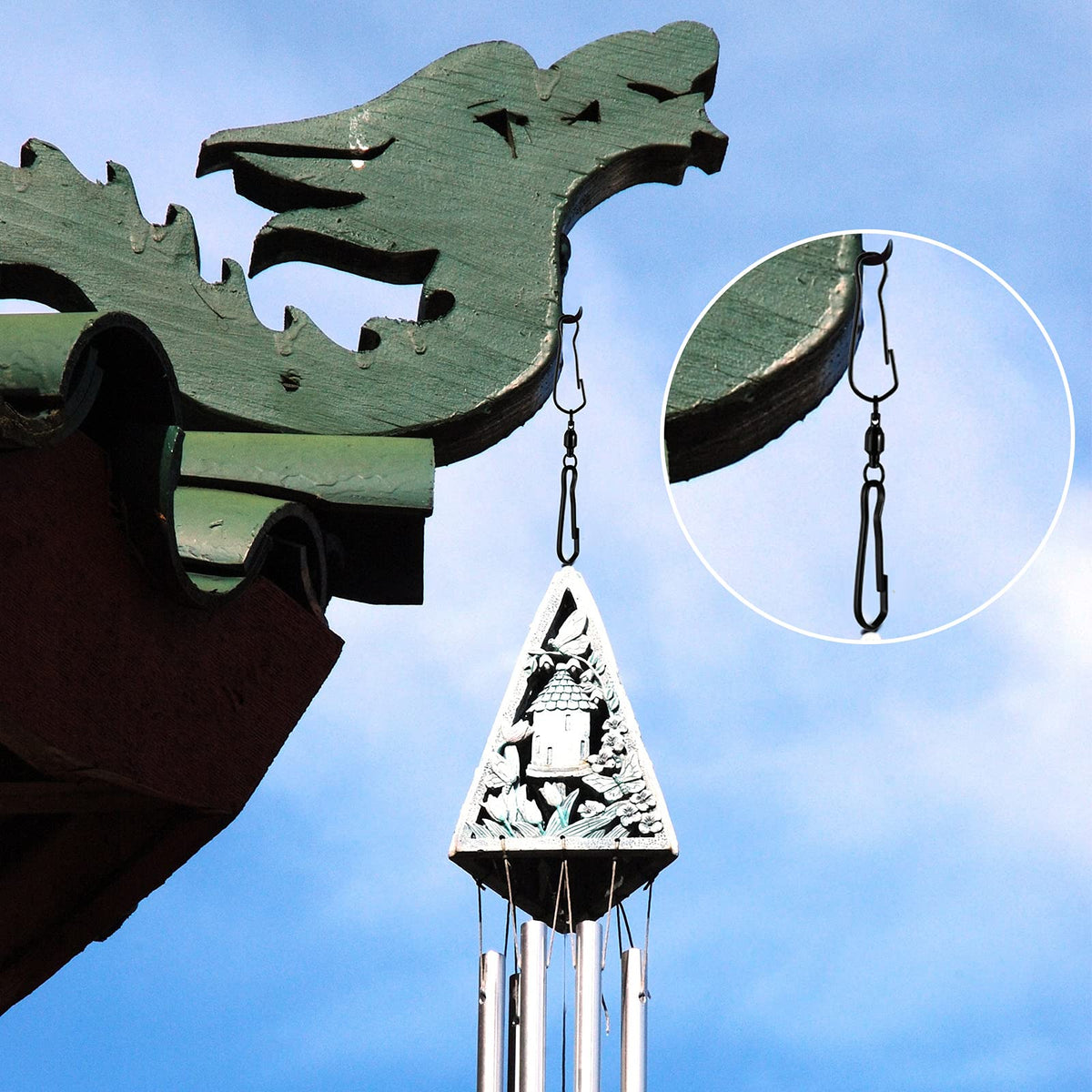 Jetec windsock hanger clip helps quick, tidy display setup.