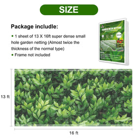 Jevrench garden netting acts as a breathable plant cover letting light through.