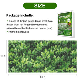 Jevrench garden netting row cover provides pest protection with breathable airflow.