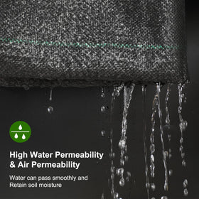 Jevrench durable ground-cover fabric delivers long-lasting weed suppression under mulch.