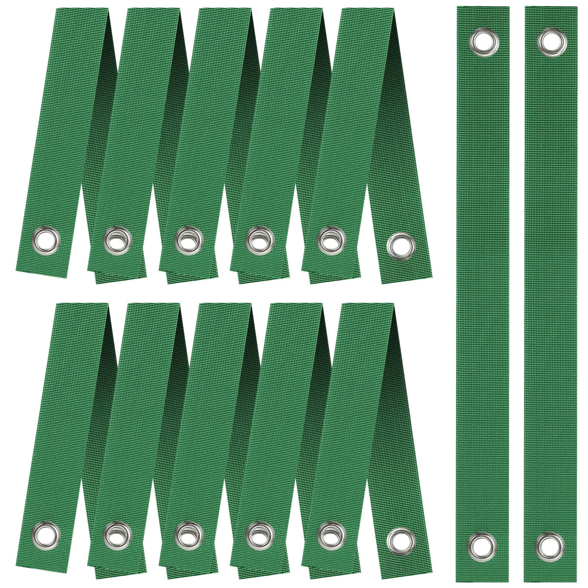Jevrench tree straps staking kit secures young trees for stability during winds.