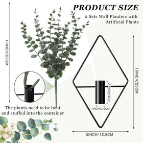 Jexine artificial eucalyptus provides maintenance-free greenery.