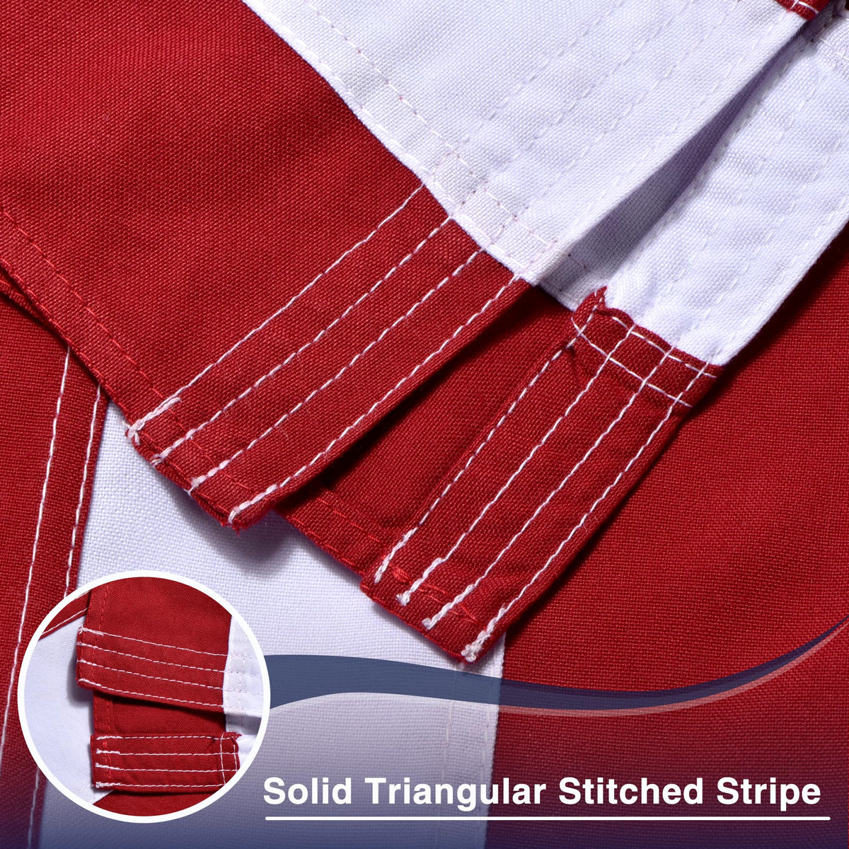 Jexusev American flag 3x5ft patriot-design showcases classic red white blue.