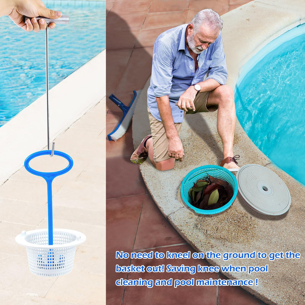 Jeyeou complete kit for immediate pool maintenance with included components.