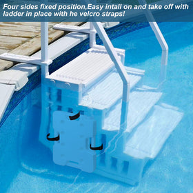 Jeyeou eight-strap attachment ensures secure ladder attachment.