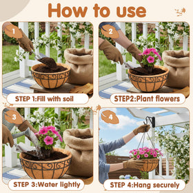 JFFLYIT hanging chain and hook detail for sturdy outdoor use.