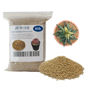 JFWOD Akadama 3-6mm small grain bonsai soil bag for moisture retention