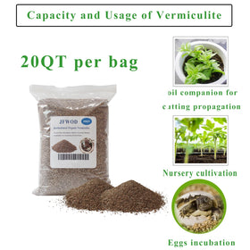 JFWOD vermiculite improves soil aeration for healthier roots.