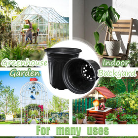 Jgalnim soft plastic nursery pot highlighting lightweight, reusable design.