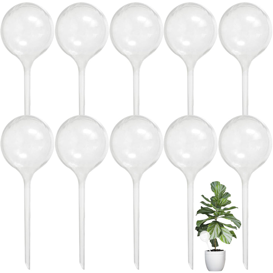 Jgalnim watering globes clearly show water level for easy monitoring.