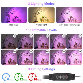 JhauvMw timer interface showing 6/12/16 hour cycles for consistent lighting