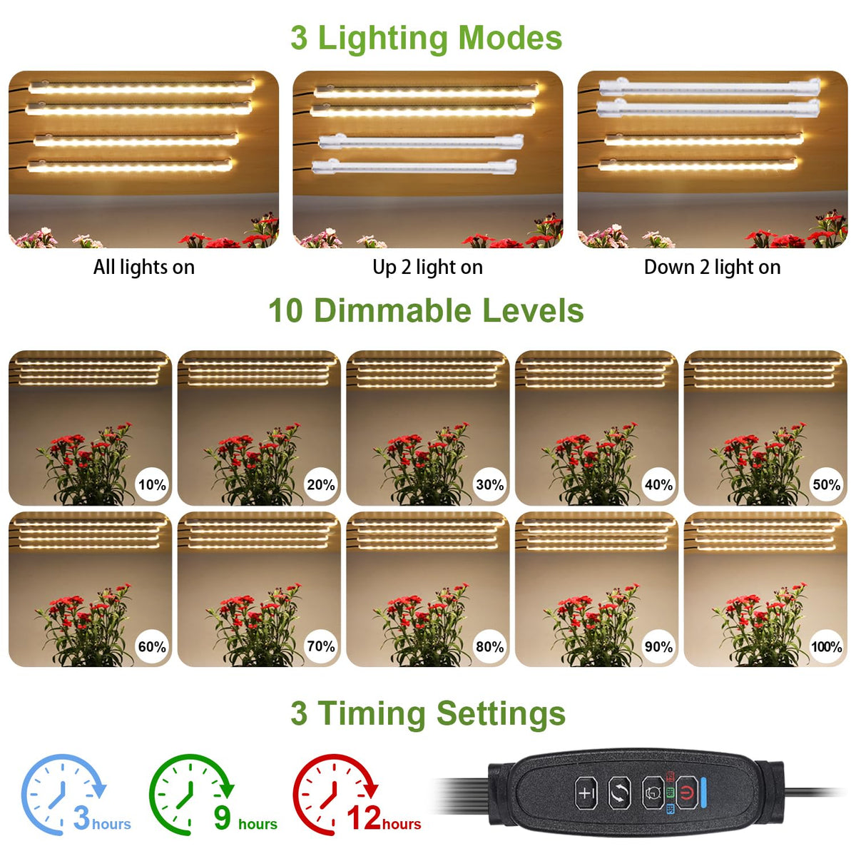 JhauvMw timer memory feature for consistent daily lighting