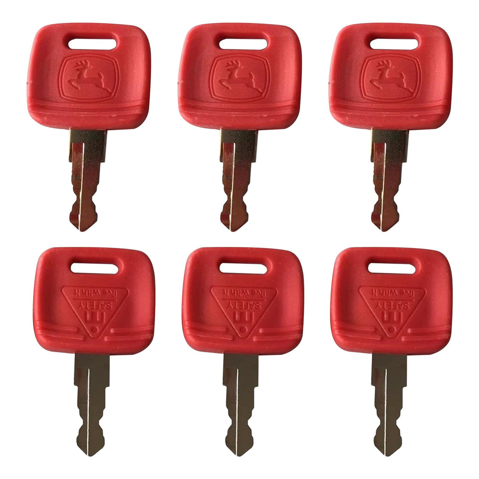JHJEWH 6pc ignition keys for tractors—quick starts and reliable spares.