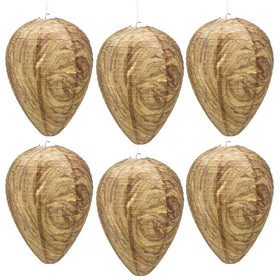 JHUEOPQD six-pack wasp nests displayed for porch protection and outdoor use