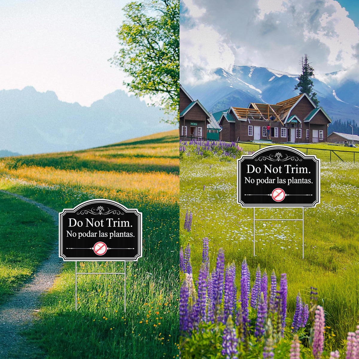 JIAMING outdoor sign for homes and shops—easy to mount and relocate.