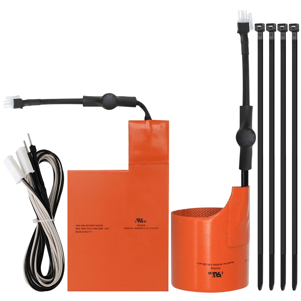 JIANBENKJ 7101 battery warmer pad under Generac battery for easier cold starts