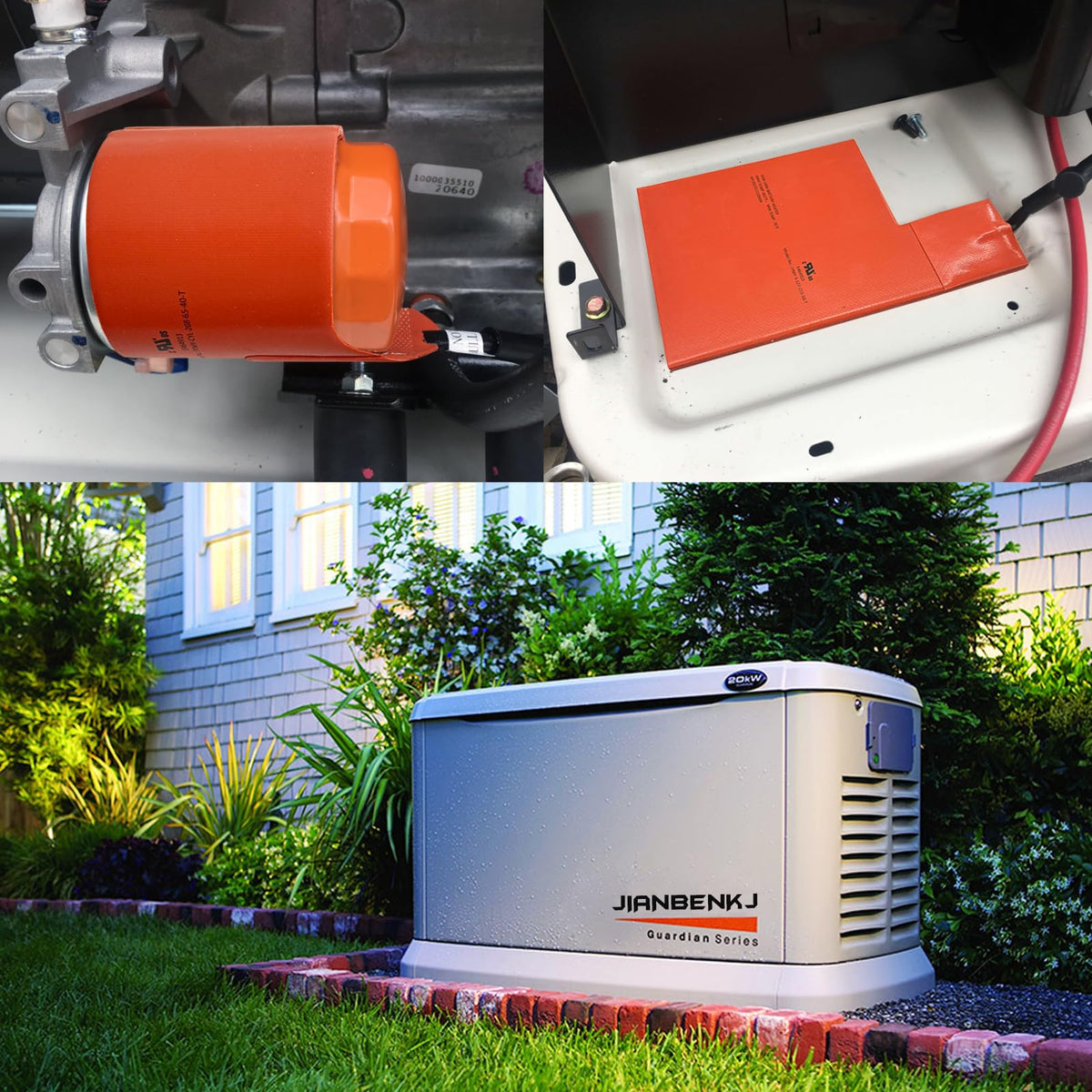 Battery placement under the battery for efficient heating