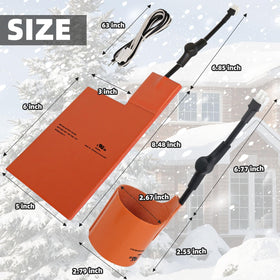 Generac 9kW-22kW standby setup with battery warmer and oil heater