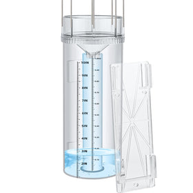 JIANBENKJ rain gauge outdoor tube with clear measurements for precise rainfall tracking.