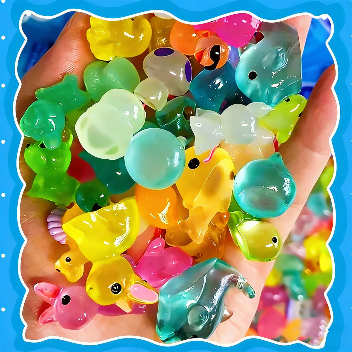 JIAOYANG unboxing glow-in-the-dark animals adds mystery fun