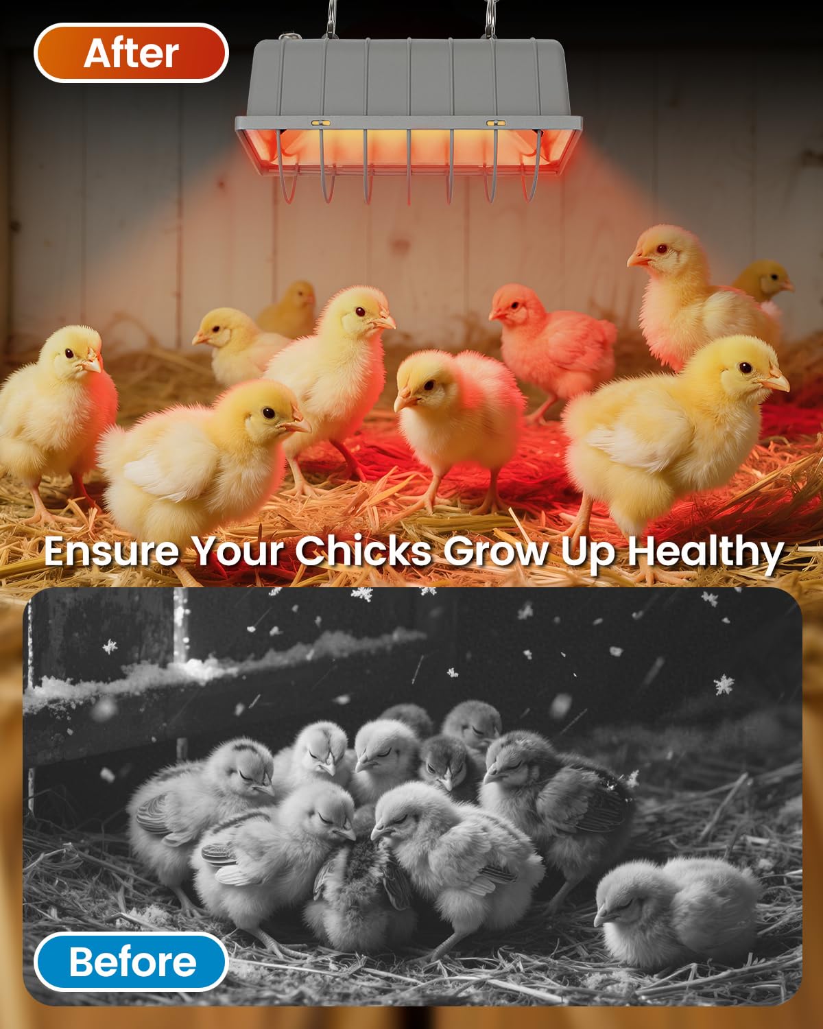 JIAXIDE spiral heating component distributes even heat across poultry area.