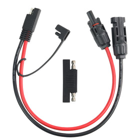 Jienk solar panel cable SAE to MC4 1ft—durable extension for RV power setup.