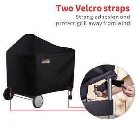 Heavy-duty 600D polyester JIESUO cover provides durability and abrasion resistance