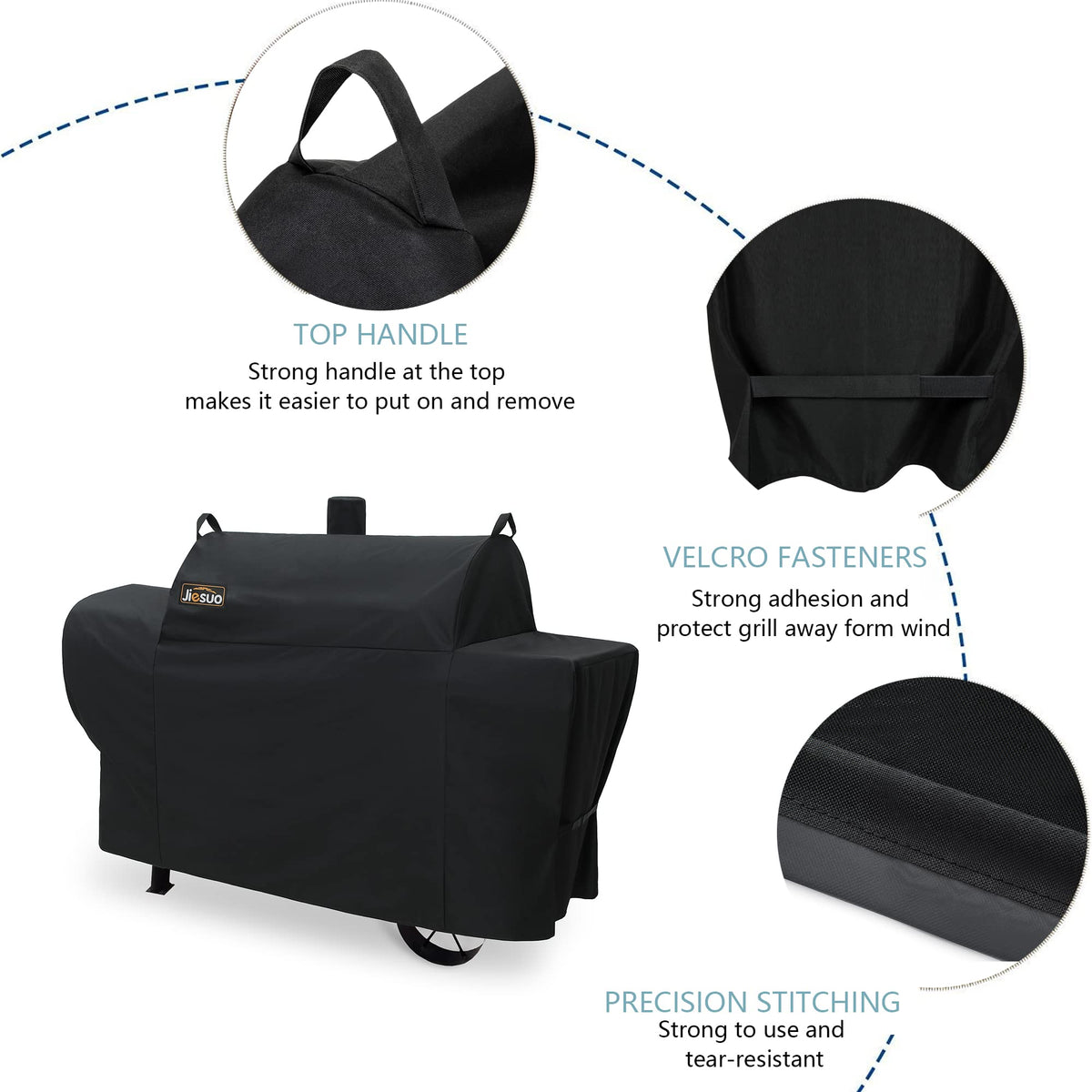 JIESUO PVC-lined waterproof layer guards against moisture in wet conditions.