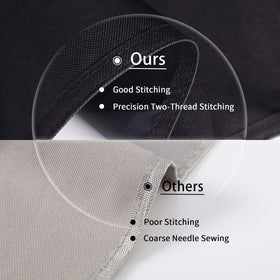 Wind-resistant Velcro straps secure the cover during gusts and windy days