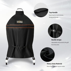 Jiesuo Kamado cover fabric with UV protection to resist sun damage.