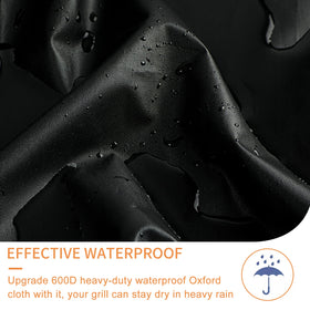 Jiesuo waterproof interior lining keeps Kamado Joe dry after rain.
