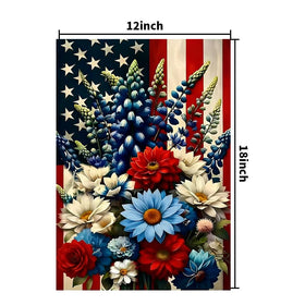 JIGINOFV porch and yard décor flag for fourth of july celebrations