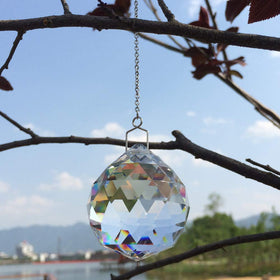 JIHUI prism ball window rainbow maker casting vibrant patterns on walls