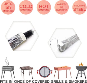 JIIGAAT hexagon design keeps tubes stable on grills during cooking