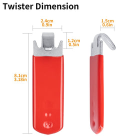 2-piece set is ideal for clip securing and wire twisting projects.