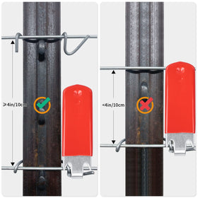 Jikbeed sturdy steel construction supports durable performance on outdoor fencing tasks.
