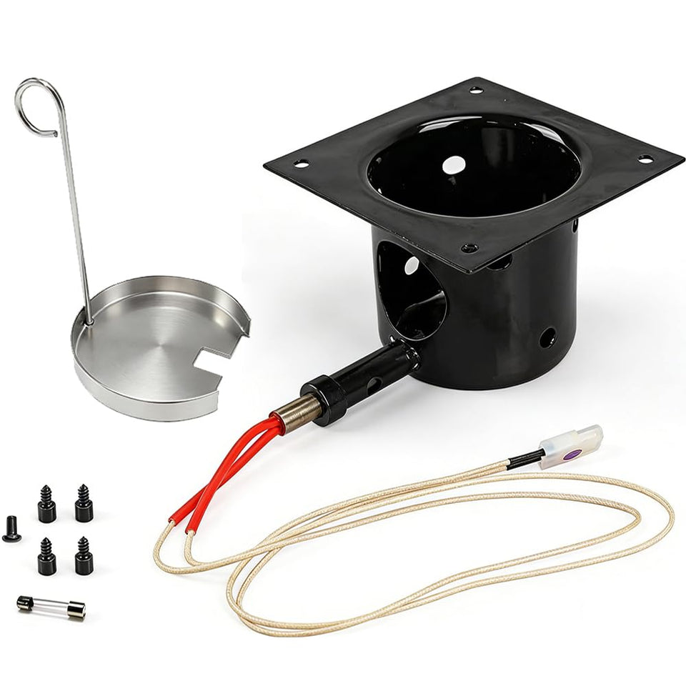 JIN Better enamel fire pot for Traeger grills; durable replacement option