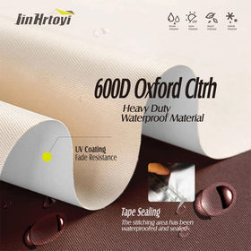 Jin Hrtoyi adjustable drawstrings and buckles secure the cover tightly.