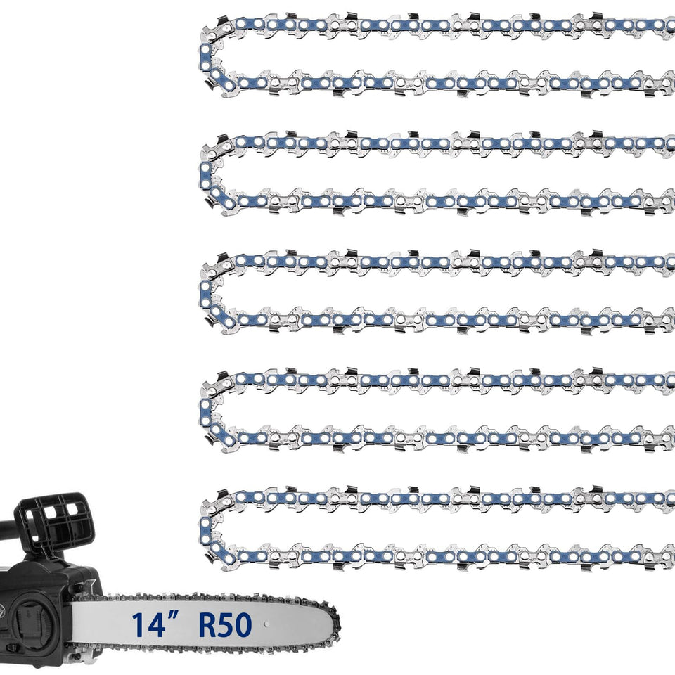 JINFFR 14in chain for Stihl 38LP pitch with 50 links improves cutting efficiency.