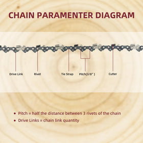 JINFFR 38LP pitch chain enabling precise, efficient cutting