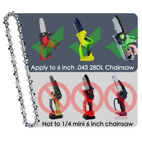 JINFFR chain fits multiple models such as Milwaukee, Kobalt, Craftsman for versatile use.