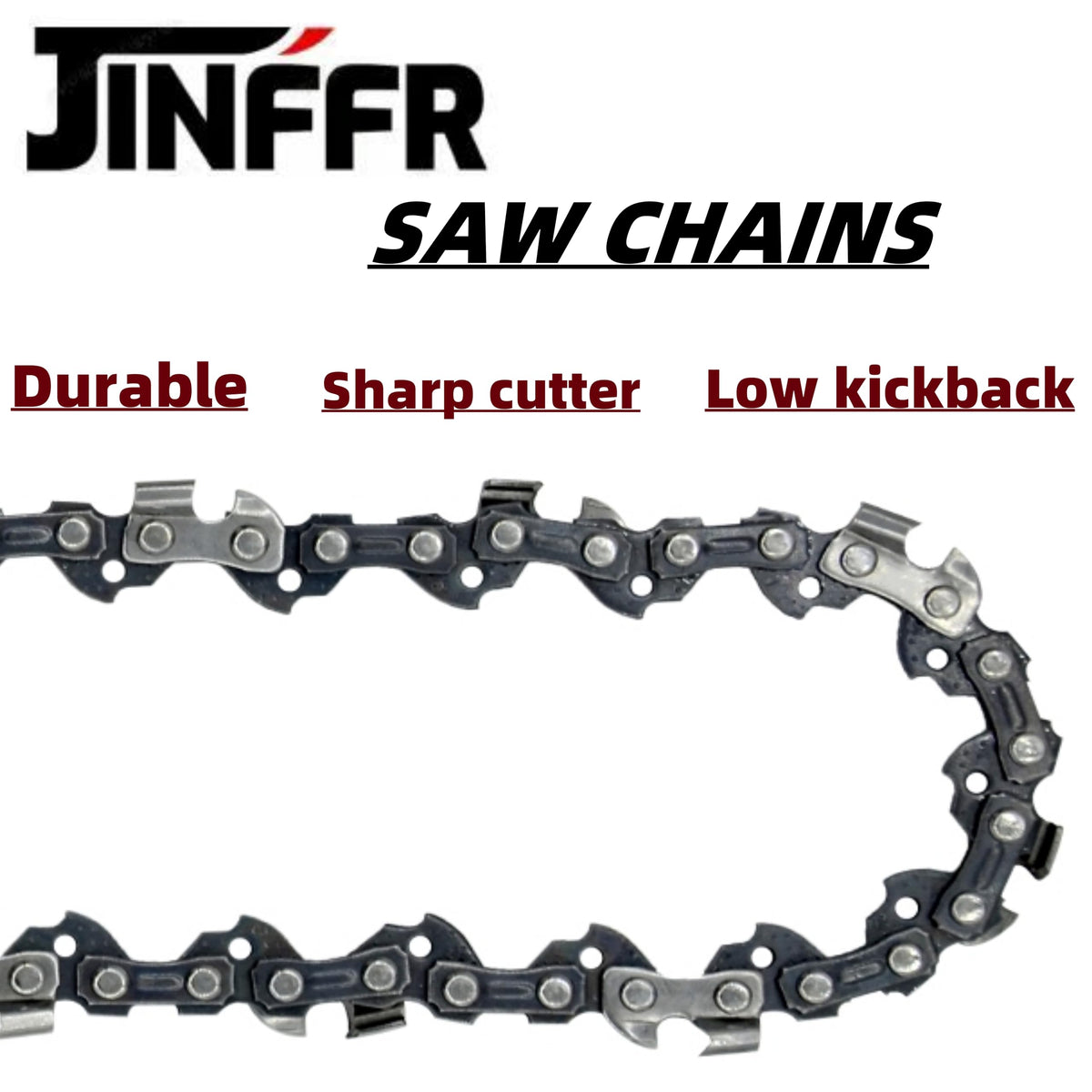 JINFFR chain cutting action showcasing clean, efficient progress