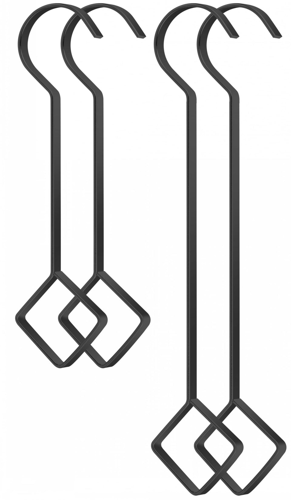 Jinhong heavy-duty S hook shown in outdoor display for sturdy plant hanging