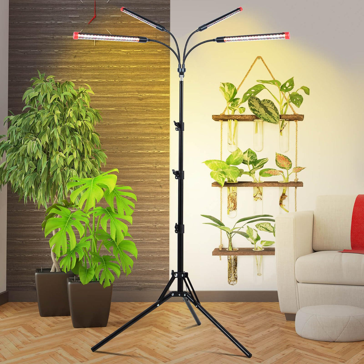 JINHONGTO no adapter needed powers directly from a standard outlet.