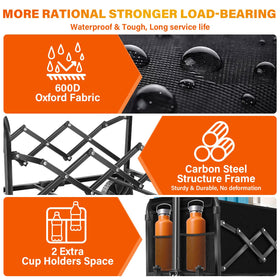 JINIHFW waterproof fabric keeps gear dry during outdoor use and rainy trips.