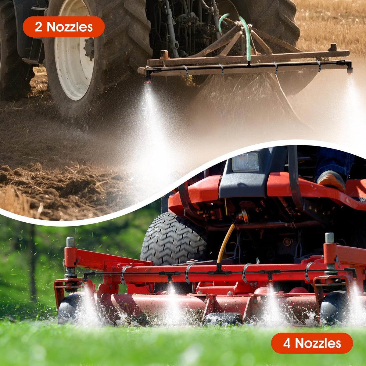 Dual-angle nozzles deliver precise and wide spray patterns